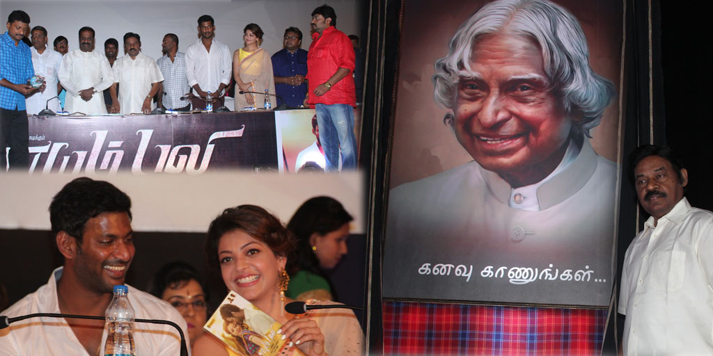 அப்துல் கலாம் புகைப்படம் திறந்து அஞ்சலி செலுத்திய ‘பாயும் புலி’ குழுவினர்