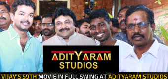 Atlee Directorial  “Vijay 59”  huge extravagant set erected at Adityaram Studios