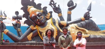 லிம்கா புக் ஆப் ரெகார்ட்ஸில் ‘அரண்மனை 2’ படத்தின் 103 அடி நீளமான அம்மன் சிலை !