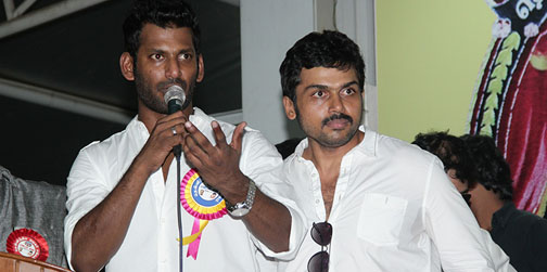 யாருக்கும் சரக்கோ, கோழி பிரியாணியோ வாங்கி கொடுக்க வேண்டிய அவசியம் இல்லை – நடிகர் விஷால்