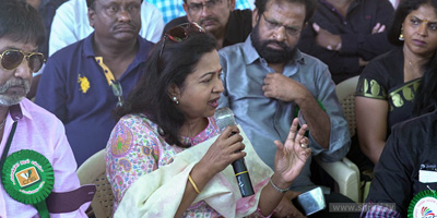 கர்நாடகா கலைஞர்களிடம் இருக்கும் ஒற்றுமை நம்மிடம் இல்லை – ராதிகா