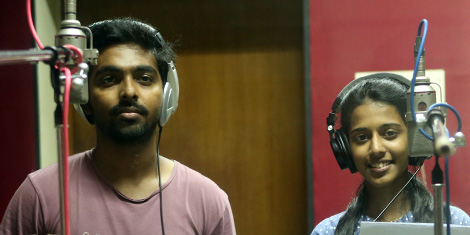 “நாச்சியார்” படத்திற்காக மனதை வருடும் பாடலை பாடிய ஜீ.வி.பிரகாஷ் குமார்